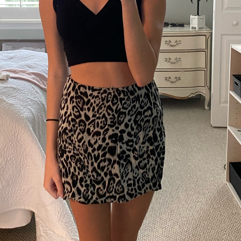 leopard skirt princess polly